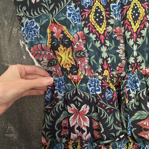 Rebecca Minkoff | Ollie Cocktail Dress | Black Floral | Size XS - Picture 6 of 11